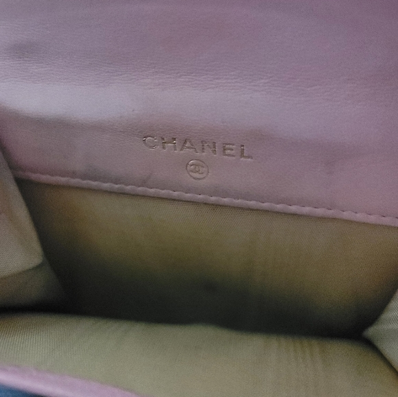 CHANEL Caviar Leather Bubblegum Barbie Pink Pastel Wallet WOC - Picture 11 of 13